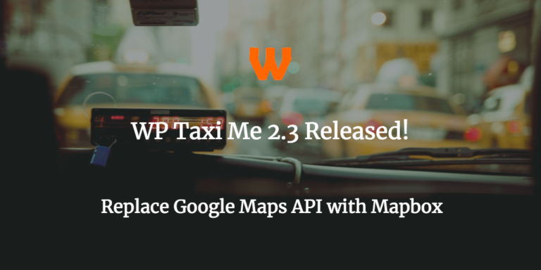 WP Taxi Me 2.3 Released